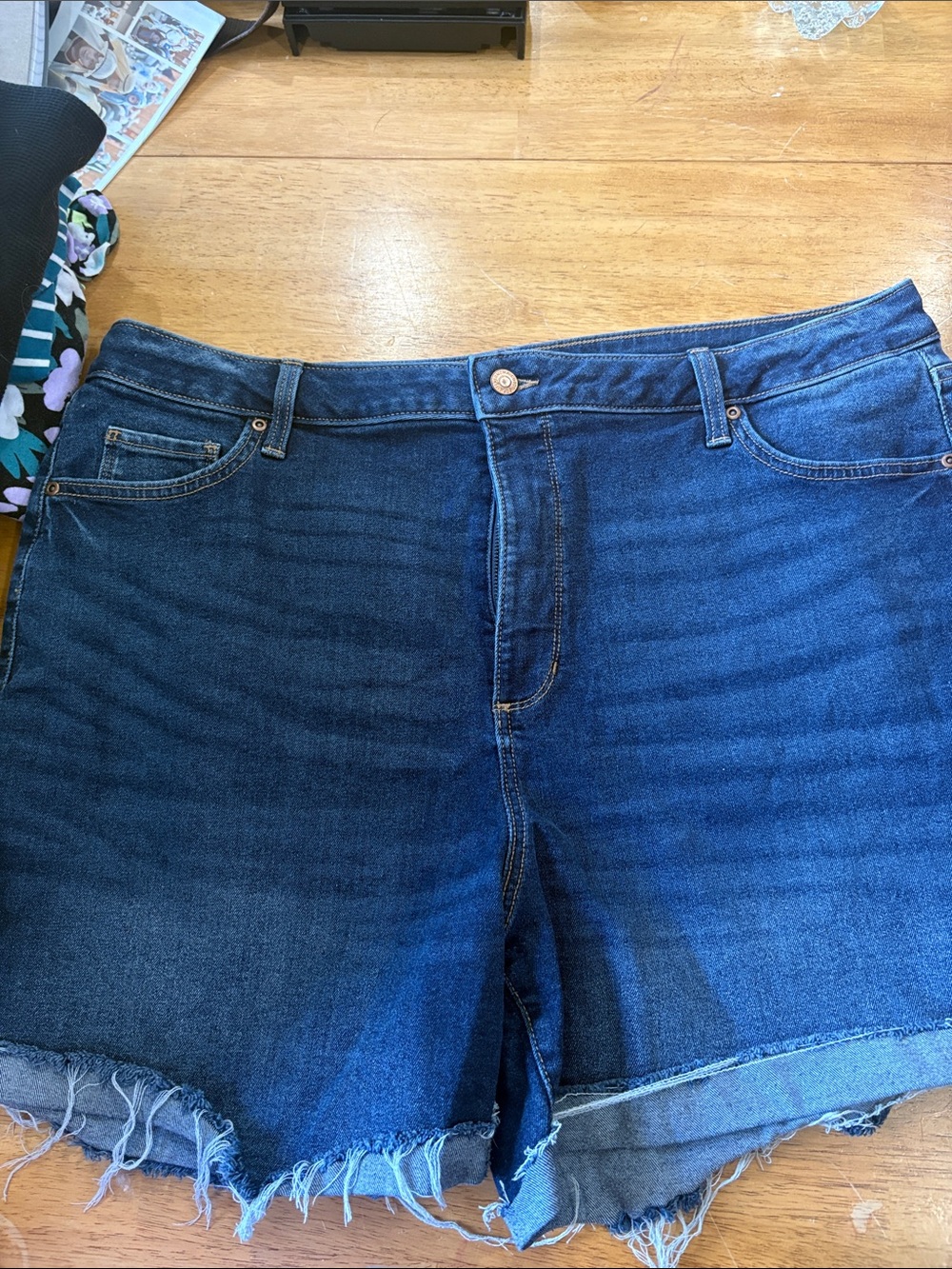 Sonoma Dark Blue Denim Cutoff Shorts